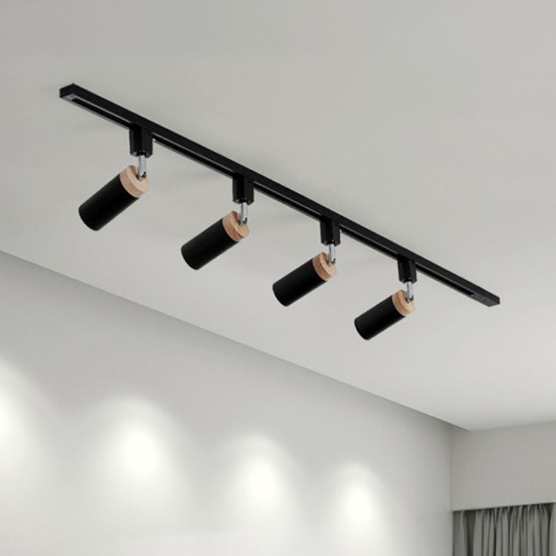 Aim Moderne LED Plafonnier Noir/Blanc Métal Salon Chambre à coucher - Neutralighting