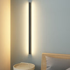Ray Applique Murale Linéaire Miroir Minimaliste, Métal/Acrylique, Noir, Salon - Neutralighting