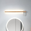 Muto Applique Miroir Linéaire Naturelle, Bois, Chambre à Coucher - Neutralighting