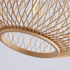 Ritta Vintage LED Suspension Acrylique Rotin Salle à Manger Chambre à coucher - Neutralighting