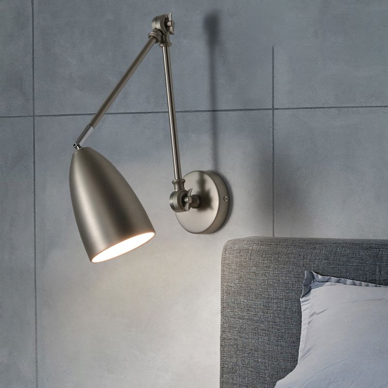 Epoch Applique Murale Réglable, Métal, Noir/Blanc/Nickel, Salon - Neutralighting