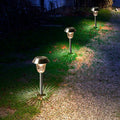 Ray Borne Extérieure Cylindre Moderne, Métal/Acrylique, Argent, Jardin - Neutralighting