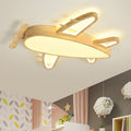 Aria Design LED Plafonnier Avion Moderne Bois/Acrylique Bois/Beige Salon - Neutralighting