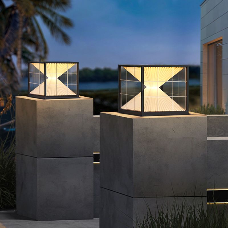 Ray Lampe de Poteau Solaire, Pyramidale, L 20/30/40CM - Neutralighting