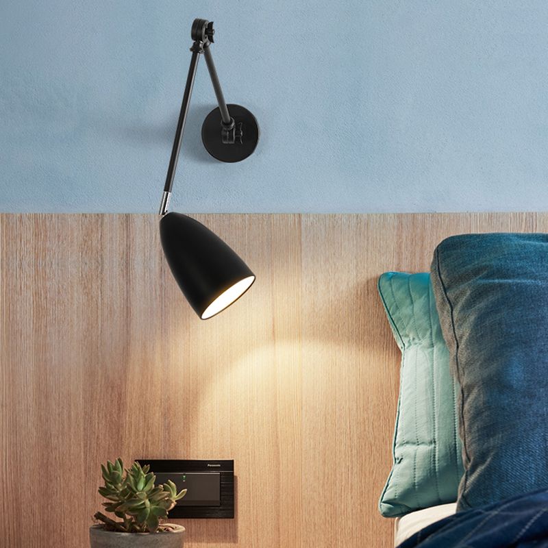 Epoch Applique Murale Réglable, Métal, Noir/Blanc/Nickel, Salon - Neutralighting