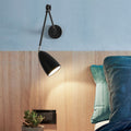 Epoch Applique Murale Réglable, Métal, Noir/Blanc/Nickel, Salon - Neutralighting