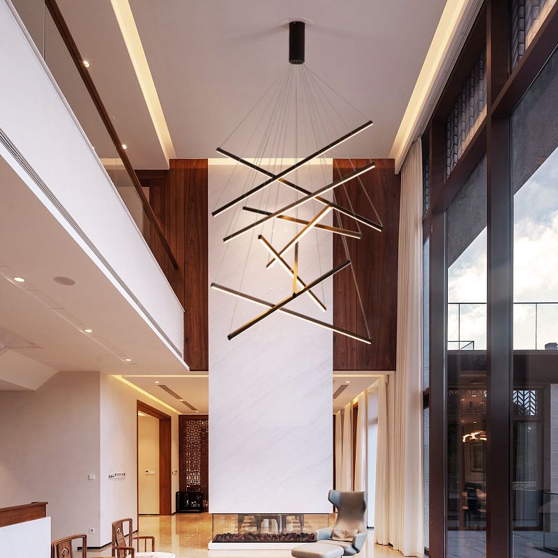 Lomir Luminaires Suspensions Linéaire Simple LED Moderne Métal Ferreux Salon - Neutralighting