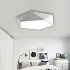 Arisha Design LED Plafonnier Simple Moderne Métal Noir/Blanc Salon - Neutralighting