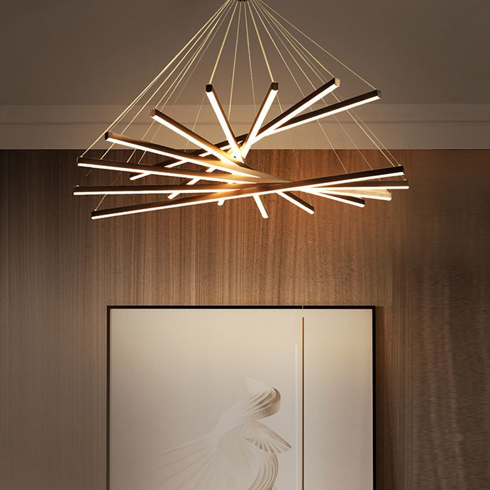 Lomir Luminaires Suspensions Linéaire Simple LED Moderne Métal Ferreux Salon - Neutralighting