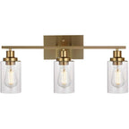 Silva Applique Murale Miroir Cylindrique Moderne, Verre/Métal, Noir/Or/Nickel, Chambre - Neutralighting