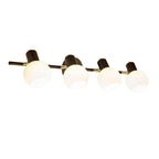 Valentina Applique Murale Boule Moderne, Verre/Métal, Noir/Blanc, Salon - Neutralighting