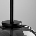 Valentina Suspension Dôme Moderne, Verre, Noir, Salon - Neutralighting