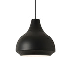Valentina Moderne LED Suspension Noir Grey Métal Chambre à coucher - Neutralighting
