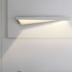 Arisha Applique Murale Géométrique Minimaliste, Métal, Blanc, Salon - Neutralighting