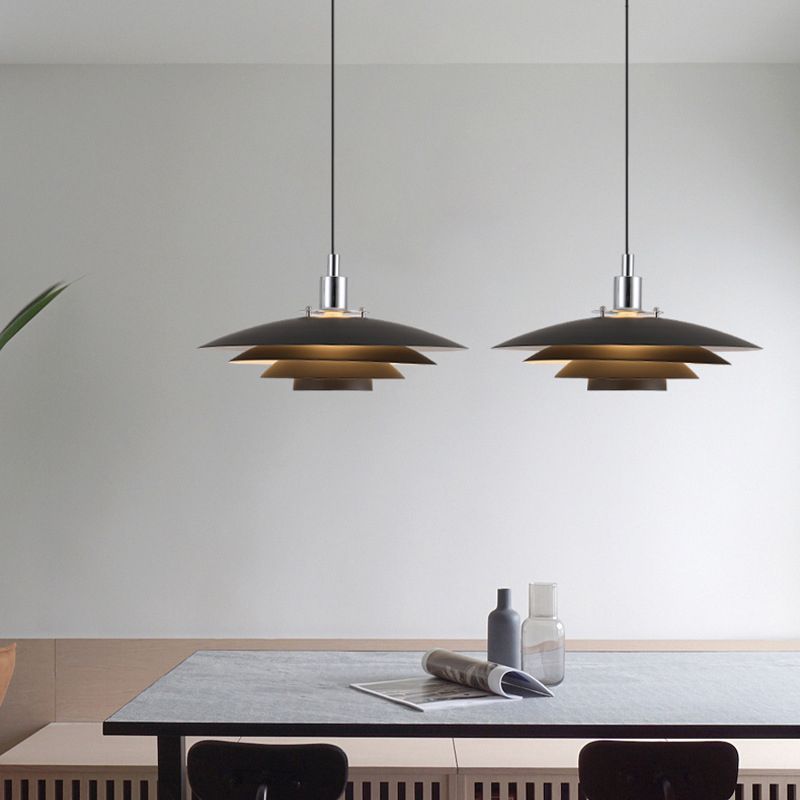 Nylo Suspension Bol Monerne. Métal . Blanc/Noir. Chambre - Neutralighting