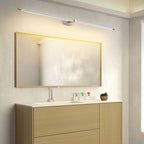 Arisha Applique Murale Salle de Bain Linéaire Moderne Métal Acrylique Noir/Blanc/Or - Neutralighting
