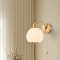 Arisha Applique Murale Fleur Rustique, Métal/Verre, Chambre - Neutralighting