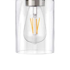 Silva Applique Murale Miroir Cylindrique Moderne, Verre/Métal, Noir/Or/Nickel, Chambre - Neutralighting