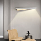 Arisha Applique Murale Géométrique Minimaliste, Métal, Blanc, Salon - Neutralighting