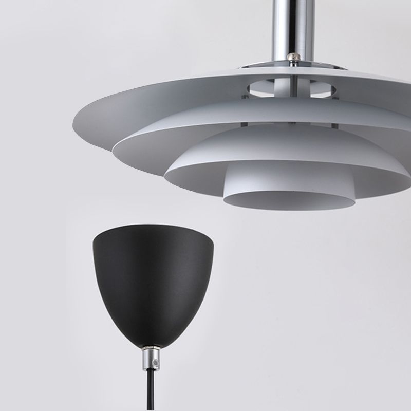 Nylo Suspension Bol Monerne. Métal . Blanc/Noir. Chambre - Neutralighting