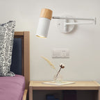Muto Applique Murale Moderne, Metal, Blanc, Chambre - Neutralighting