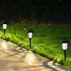 Ray Borne Extérieure Cylindre Moderne, Métal/Acrylique, Noir, Jardin - Neutralighting