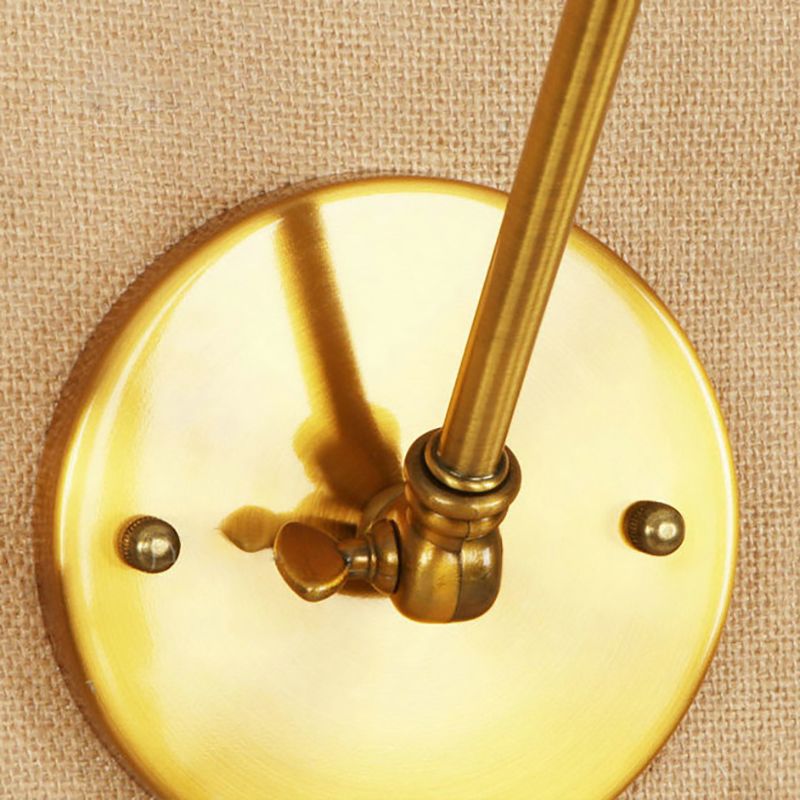 Silva Applique Murale Réglable Rétro, Métal, Bronze/Laiton, Couloir - Neutralighting