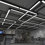 Noar Moderne Suspension Rectangulaire Noire - Neutralighting
