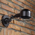 Silva Applique Murale Réglable, Métal, Noir/Blanc/Rouille, Bureau - Neutralighting
