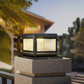 Ray Lampe Solaire de Poteau, Noire, L 25/30/38CM - Neutralighting