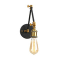 Silva Applique Murale Rétro Industrielle, Métal, Noir/Rouille/Bronze/Chrome - Neutralighting