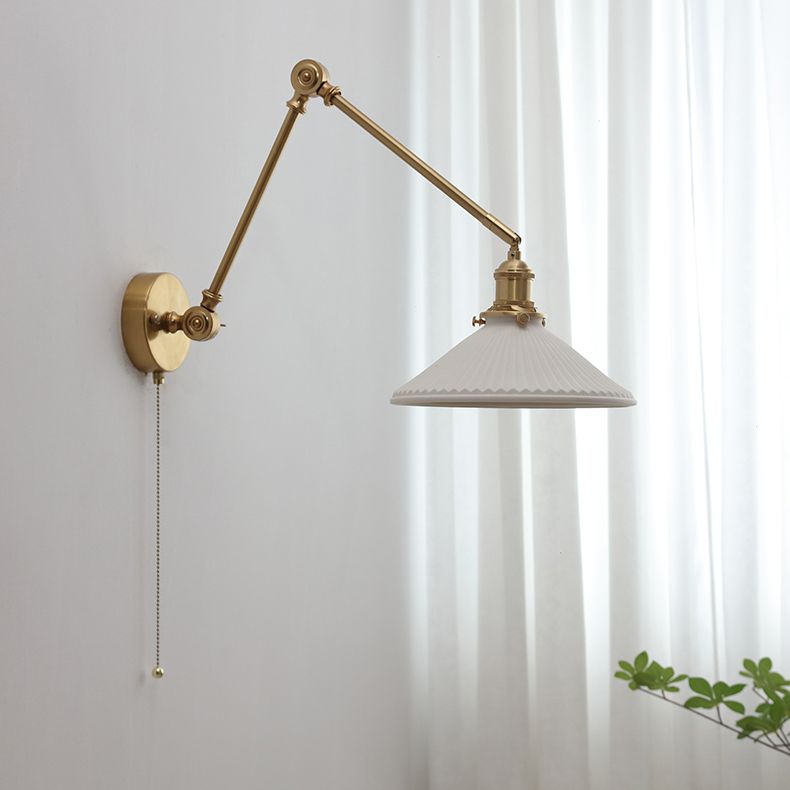 Epoch Applique Murale Orientable Minimaliste, Métal/Céramique, Blanc - Neutralighting