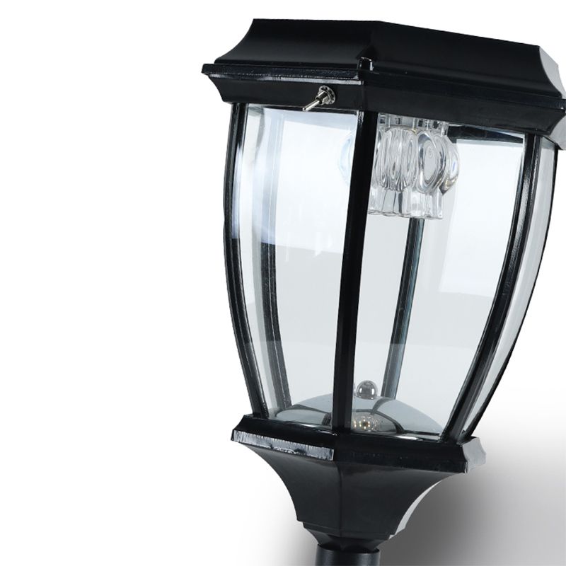 Ray Borne Extérieure Lanterne Vintage, Métal/Verre, Noir/Bronze, Cour - Neutralighting