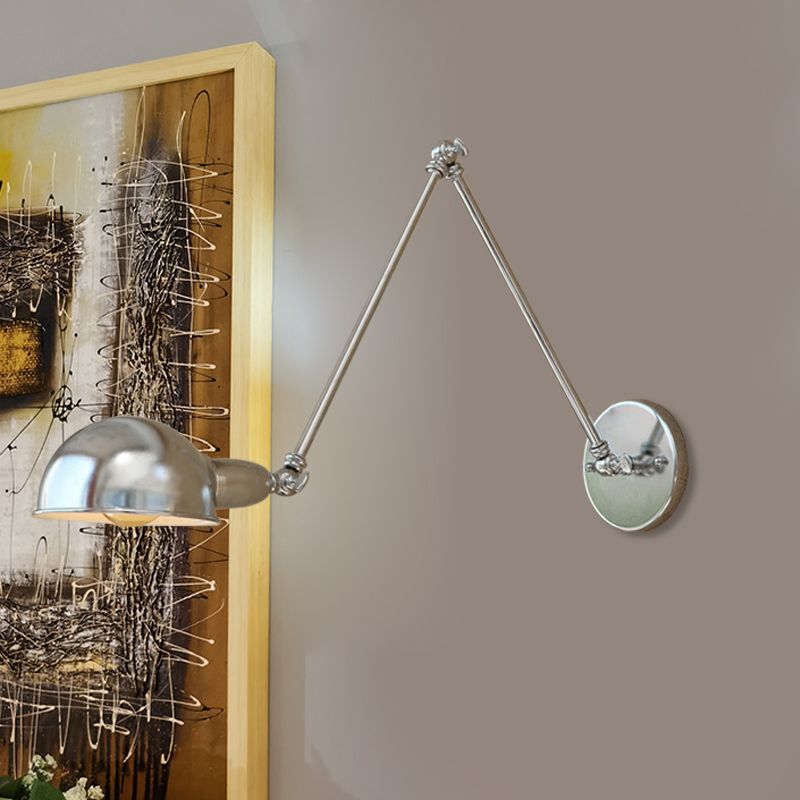 Epoch Applique Murale Réglable Moderne, Métal, Argent, Couloir - Neutralighting
