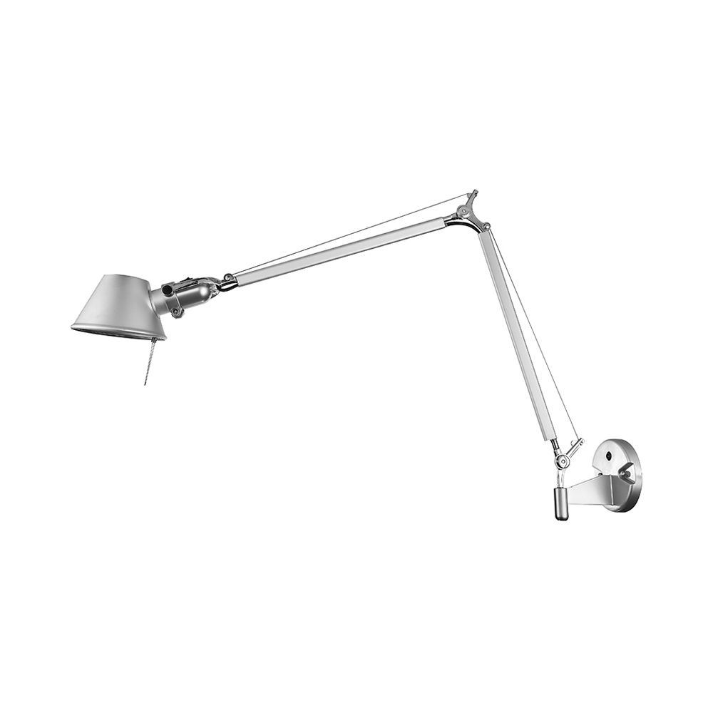 Epoch Applique Murale Cône Simple, Métal, Noir/Chrome, Salon - Neutralighting