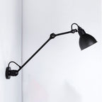 Epoch Applique Murale Réglable Minimaliste, Métal, Noir, Bureau - Neutralighting