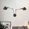 Epoch Applique Murale Cône Vintage, Métal, Noir/Rouille, Salon - Neutralighting