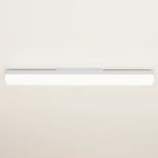 Ray Applique de Vanité Rectangulaire Simple, Acrylique, Blanc, Couloir/Salle de Bain - Neutralighting