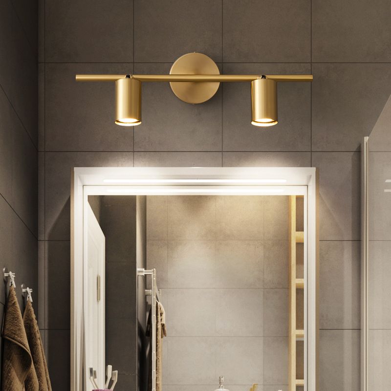Griv Applique Murale Moderne à Spot Rotatif Cylindrique en Laiton - Neutralighting