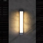 Ray Applique Murale Linéaire Extérieur Simple, Metal/Acrylic, Blanc - Neutralighting