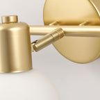 Valentina Applique Murale Globe Simple, Métal/Verre, Doré, Chambre - Neutralighting