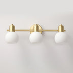Valentina Applique Murale Globe Simple, Métal/Verre, Doré, Chambre - Neutralighting