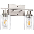 Silva Applique Murale Miroir Cylindrique Moderne, Verre/Métal, Noir/Or/Nickel, Chambre - Neutralighting