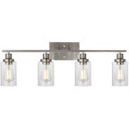Silva Applique Murale Miroir Cylindrique Moderne, Verre/Métal, Noir/Or/Nickel, Chambre - Neutralighting
