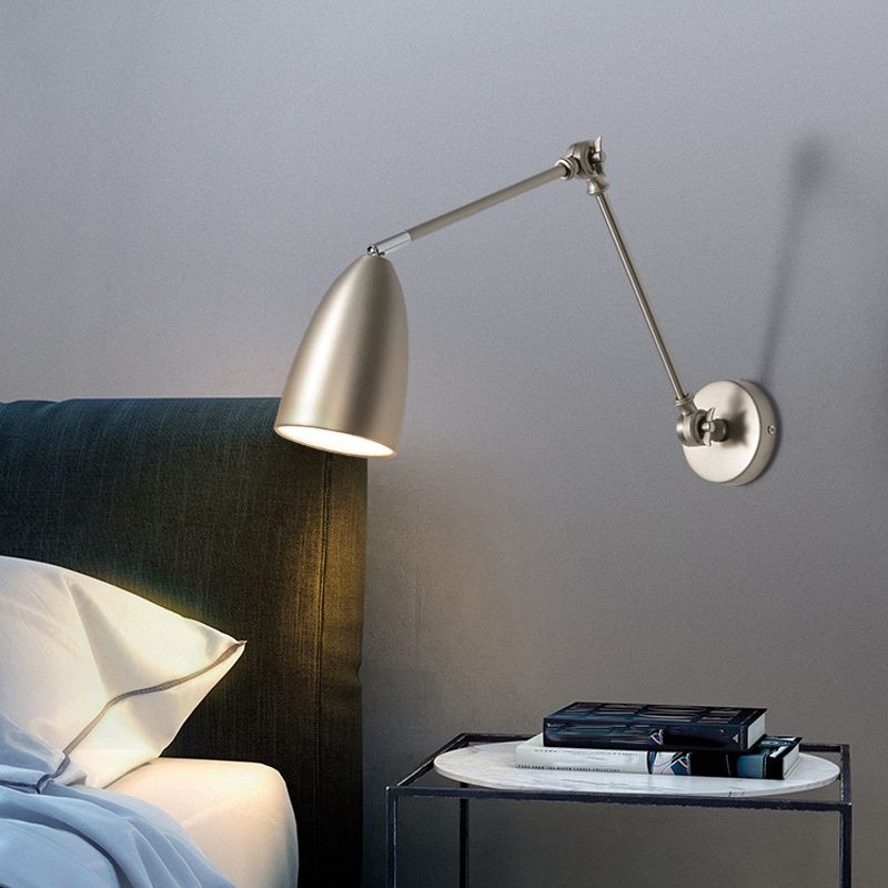 Epoch Applique Murale Réglable, Métal, Noir/Blanc/Nickel, Salon - Neutralighting