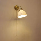 Arisha Applique Murale de Commode Moderne Scandinave Froissée, Métal/Pierre, Chambre - Neutralighting