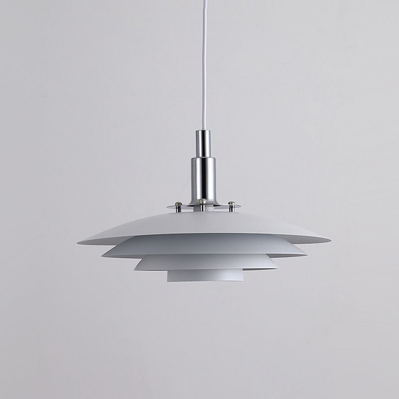 Nylo Suspension Bol Monerne. Métal . Blanc/Noir. Chambre - Neutralighting