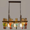 Valentina LED Art Déco Bouteille de Vin Verre Suspension Chambre Salon - Neutralighting