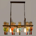 Valentina LED Art Déco Bouteille de Vin Verre Suspension Chambre Salon - Neutralighting