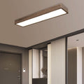 Muto Plafonnier Rectangulaire Moderne, Bois/Acrylique, Bois, Salon - Neutralighting
